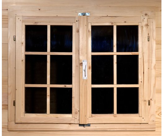Abri Bretan, Madriers épicéa 42mm, .5.30 x 4.80m², 25.40m²