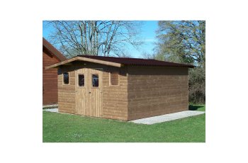 Abri Thermabri, THT Madriers 28mm, 4.30 x 4.50m, 19.70m²